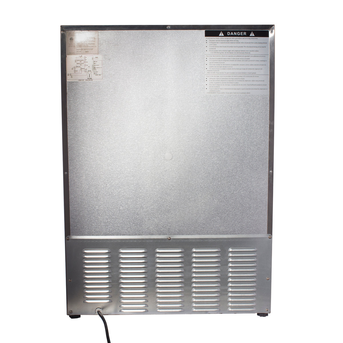 Maxx Ice MCR5U-O Compact Outdoor Refrigerator, 23.6"W, 5.2 cu. ft. Capacity, in Stainless Steel