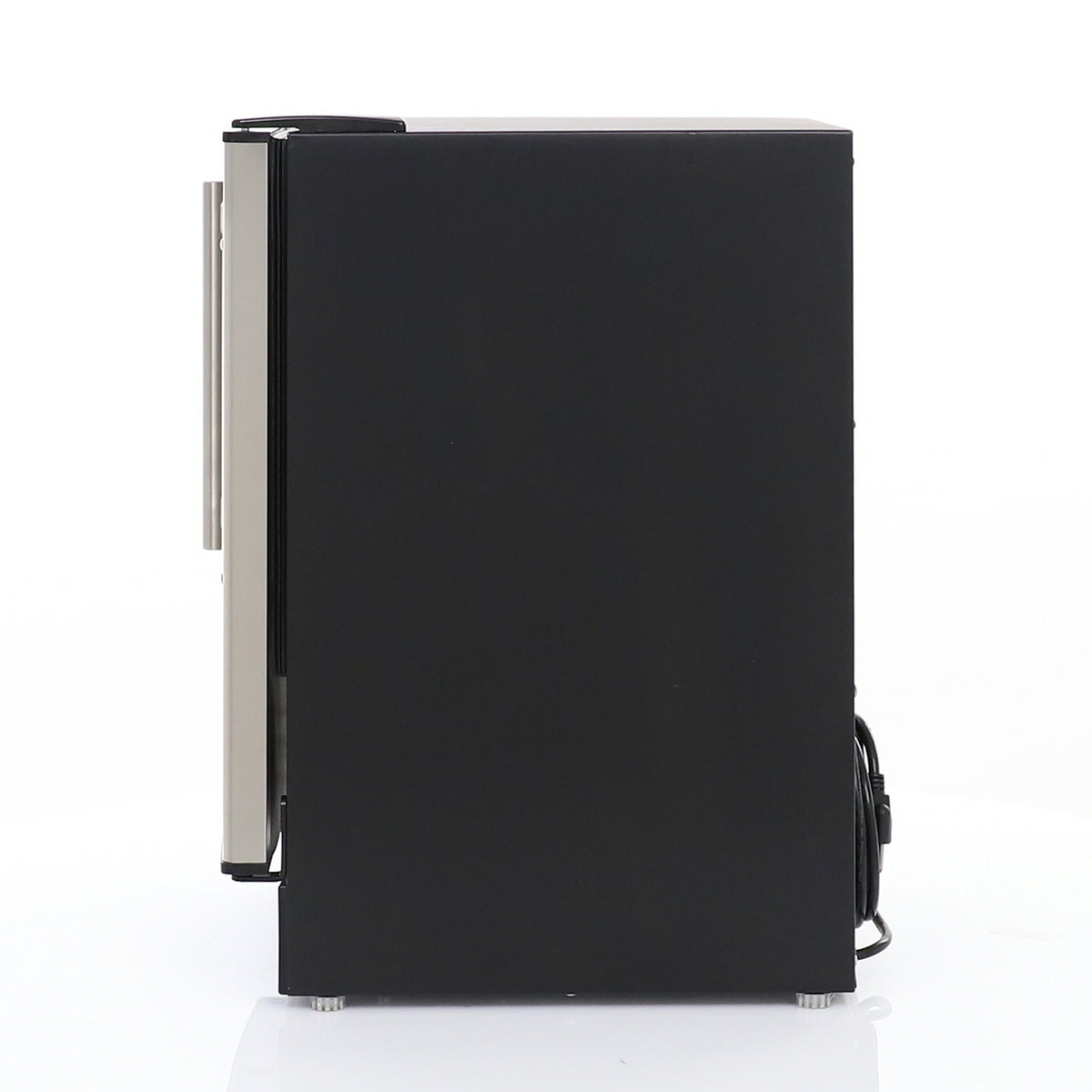 Maxx Ice MIM15 Countertop or Built-In Ice Maker, 15"W, 15 lbs, Crescent Ice Cubes, 12 lb Ice Storage Bin, in Black with Stainless Steel Door (MIMC15C)