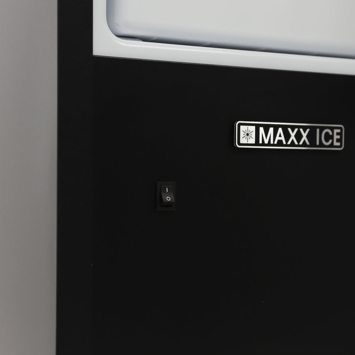 Maxx Ice MIM25 Shallow Depth Indoor Built-In Undercounter Ice Maker, 15", 25 lbs, Crescent Ice Cubes, 22 lb Ice Storage Bin, Stainless Steel (MIM25C)