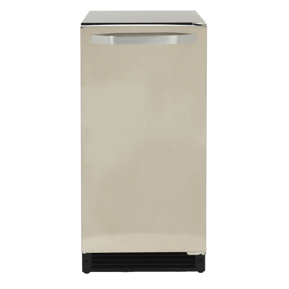 Maxx Ice MIM25 Shallow Depth Indoor Built-In Undercounter Ice Maker, 15", 25 lbs, Crescent Ice Cubes, 22 lb Ice Storage Bin, Stainless Steel (MIM25C)