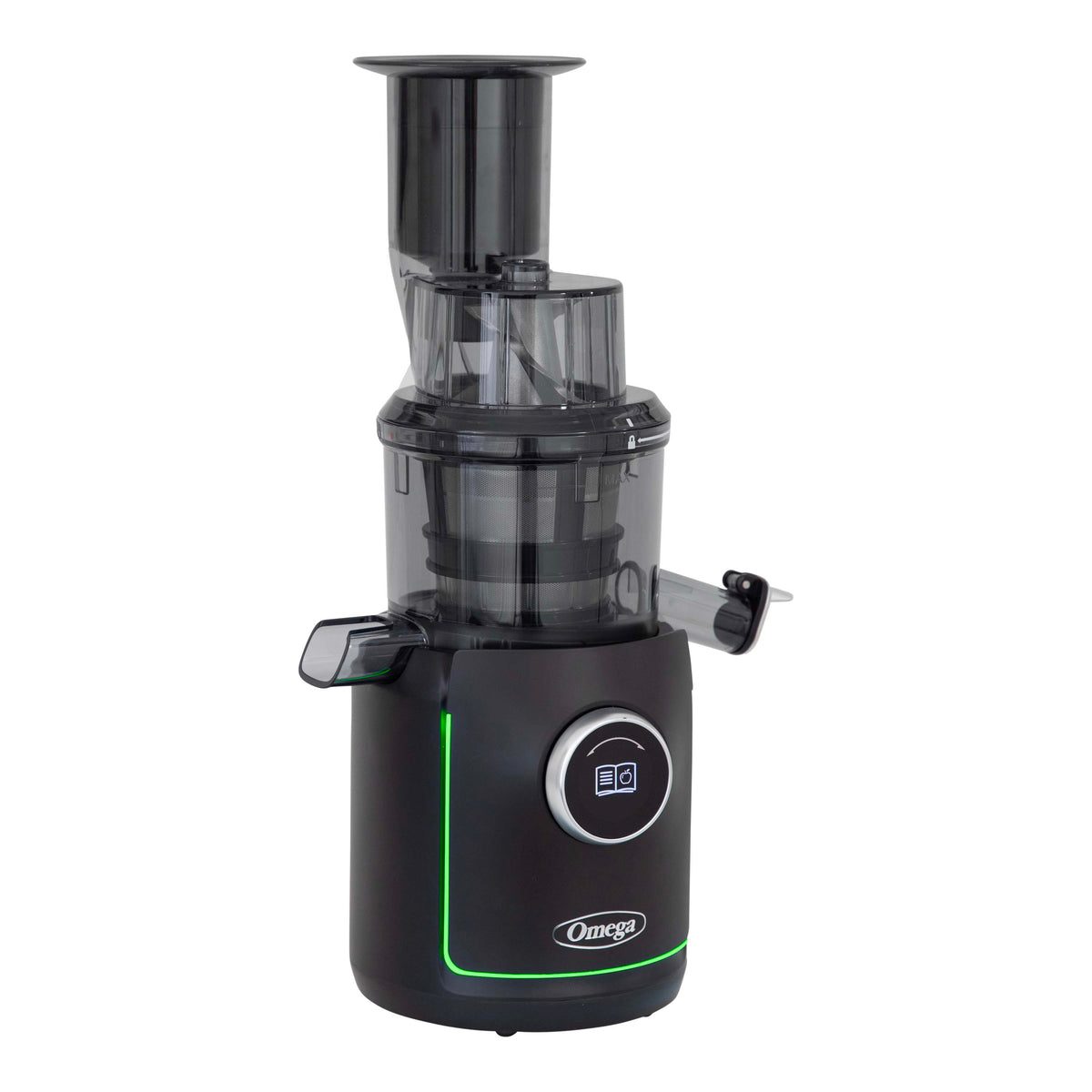 Omega OMSMVT Self Feeding Juicer, Wide Mouth, Intellidial Technology