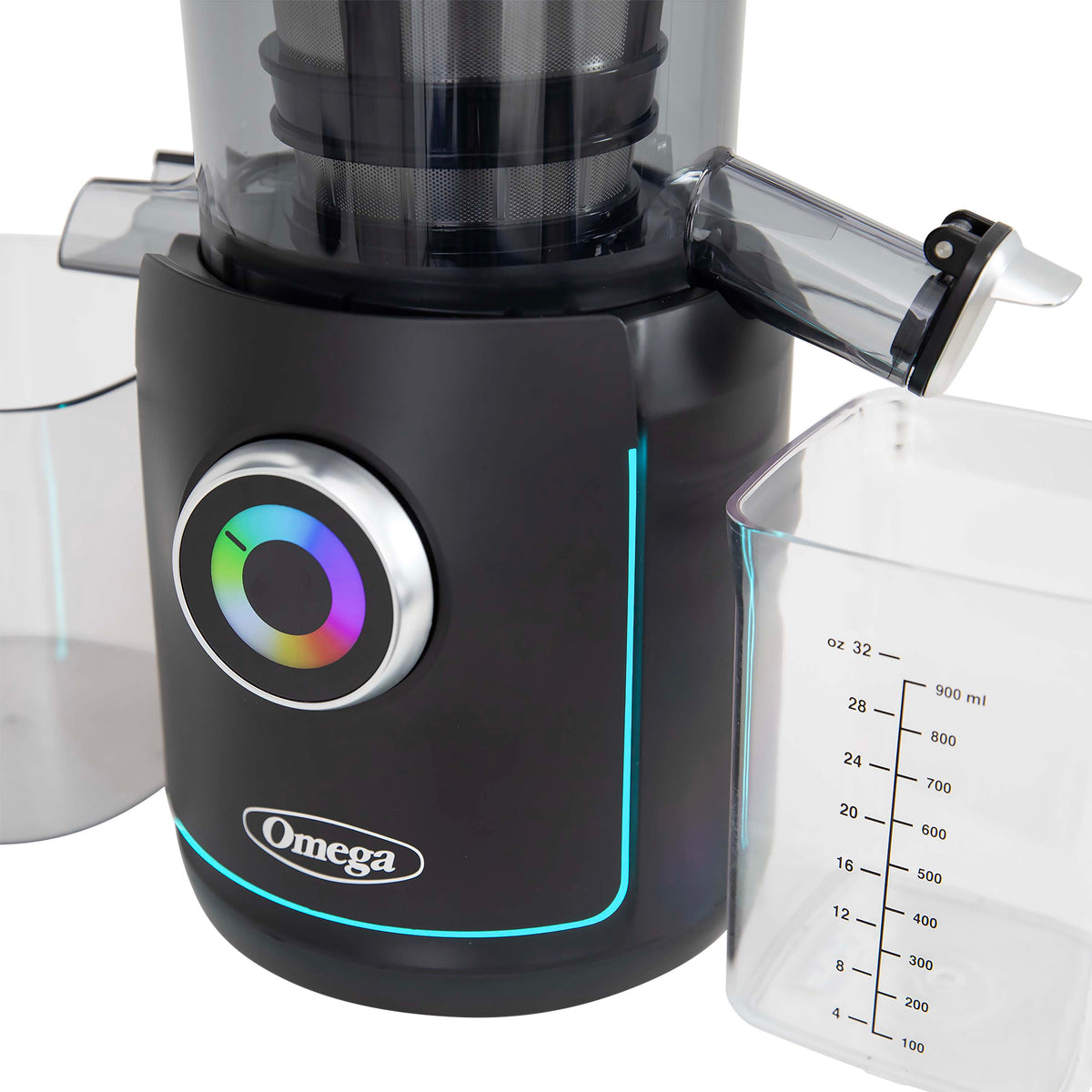Omega OMSMVT Self Feeding Juicer, Wide Mouth, Intellidial Technology
