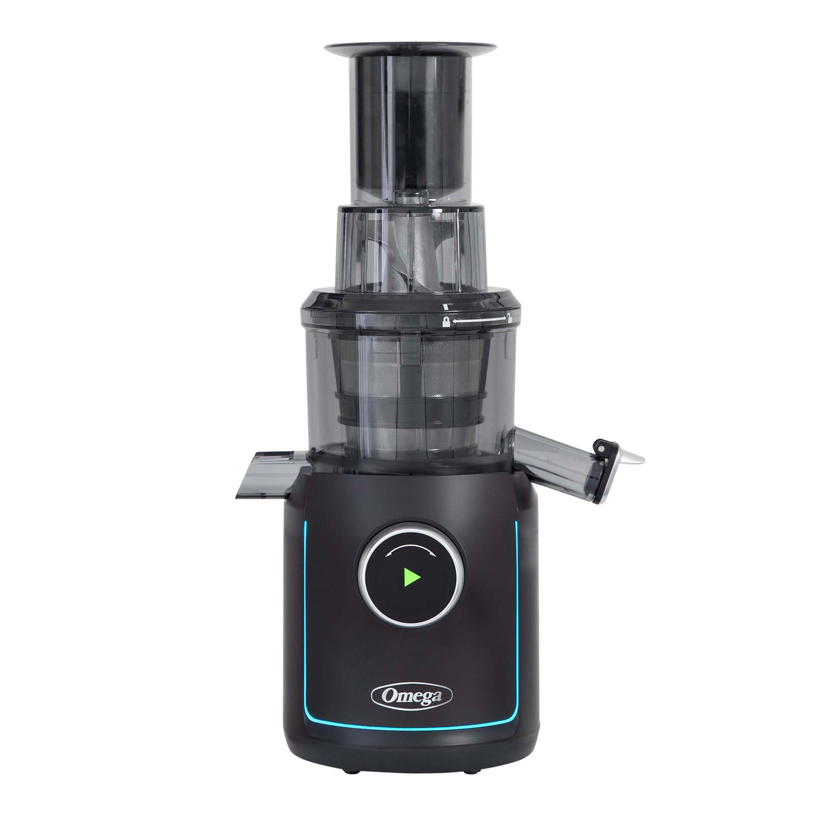 Omega OMSMVT Self Feeding Juicer, Wide Mouth, Intellidial Technology