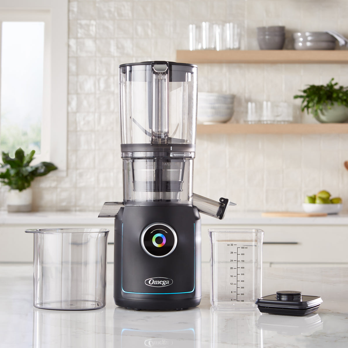Omega OMSMBT Ultimate Batch Juicer, Intellidial Technology