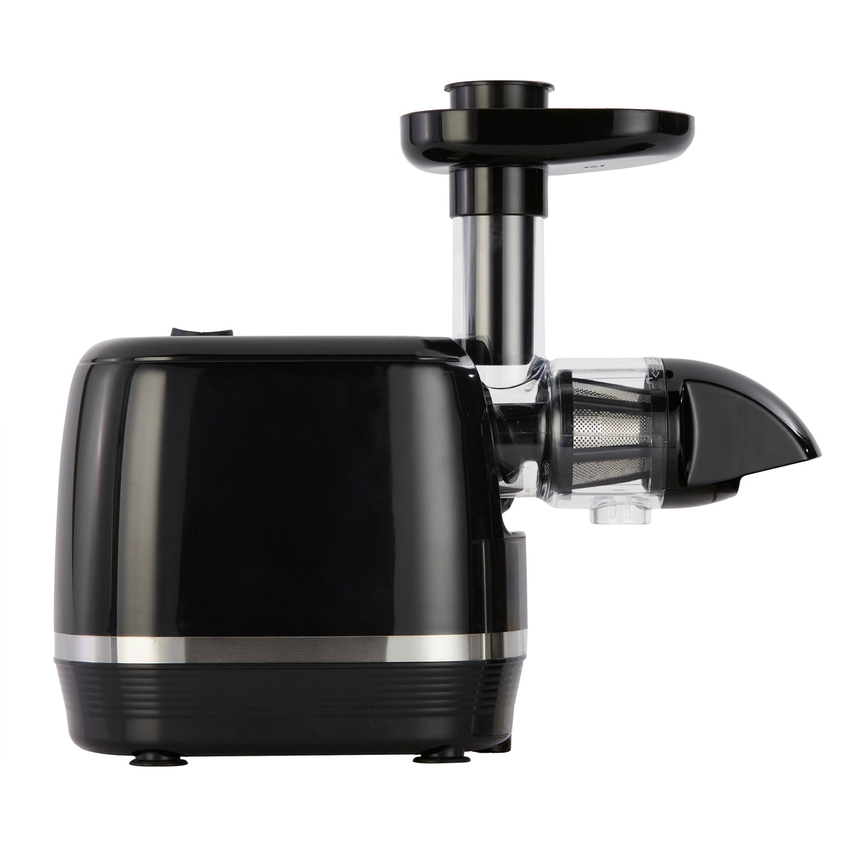 Omega H3000 Cold Press 365 Compact Masticating Horizontal Juicer, 150W Low-Speed 3-Stage Auger, in Black (H3000R)