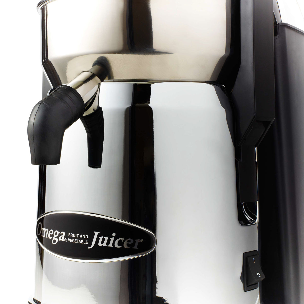 Omega MMC500C MegaMouth Heavy-Duty Commercial Centrifugal Juicer, in Chrome