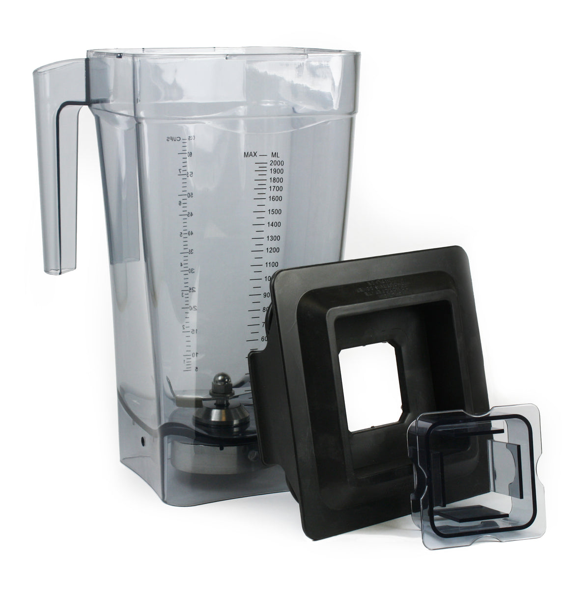 Omega BL330 Eastman Tritan Copolyester High or Low Speed Blender, 1.4 Liter Capacity, in Silver (BL330S)