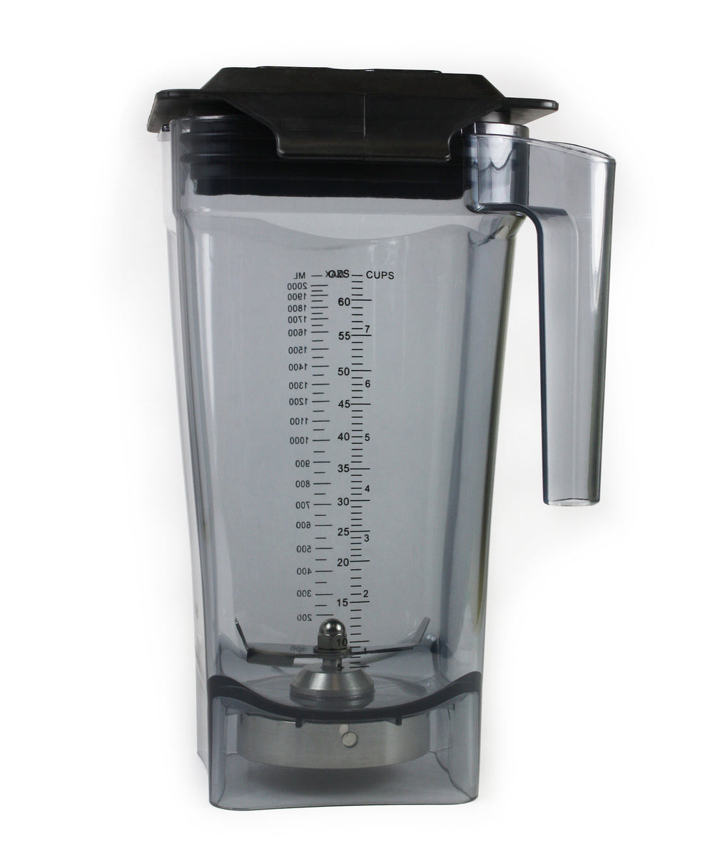 Omega BL330 Eastman Tritan Copolyester High or Low Speed Blender, 1.4 Liter Capacity, in Silver (BL330S)