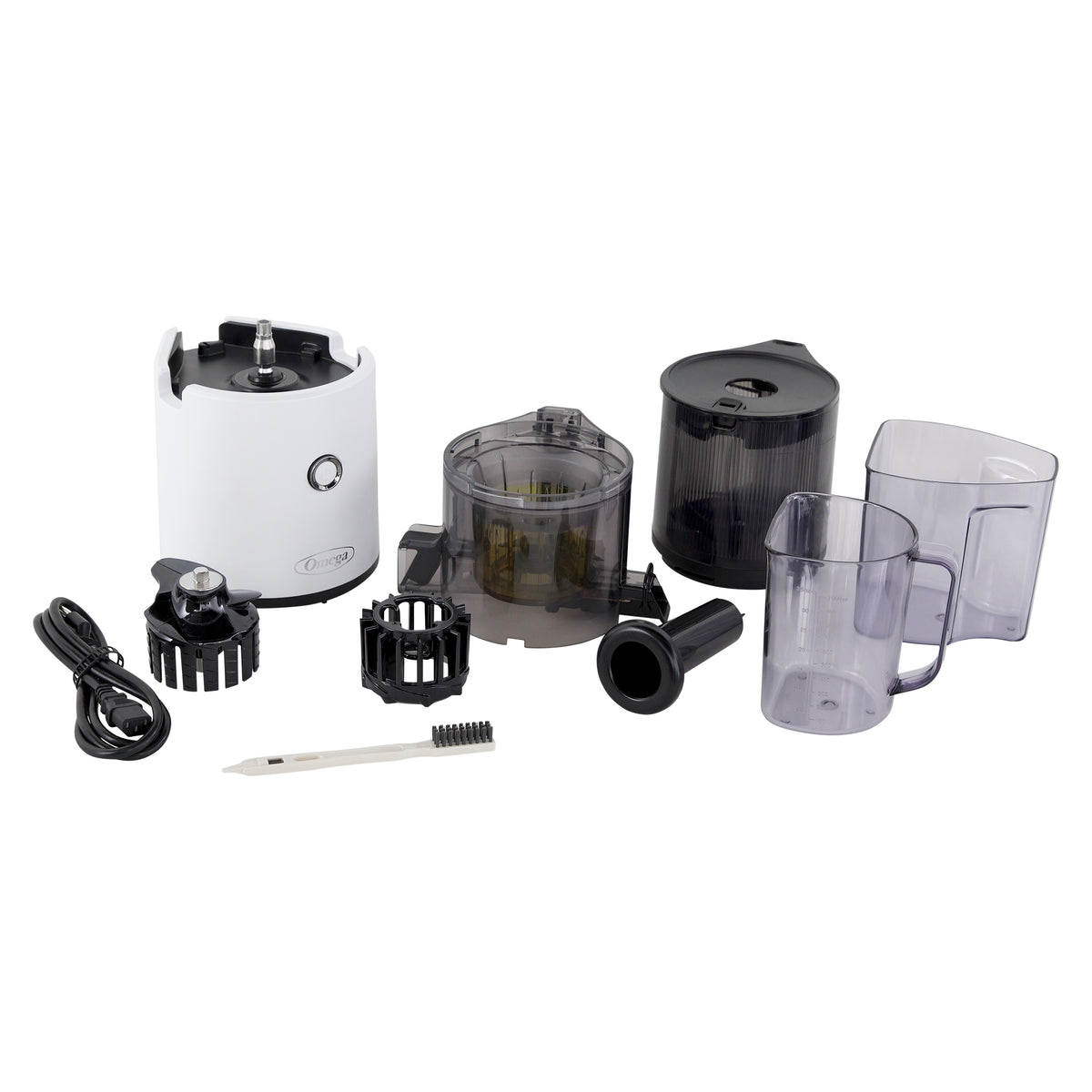 Omega JC2022 Effortless Batch Juicer, 2L Capacity, in White (JC2022WH11)