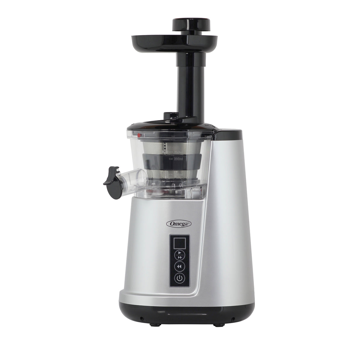 Omega JC3000 Cold Press 365 Compact Masticating Vertical Juicer, 120W Low-Speed 3-Stage Auger, in Silver (JC3000SV13)