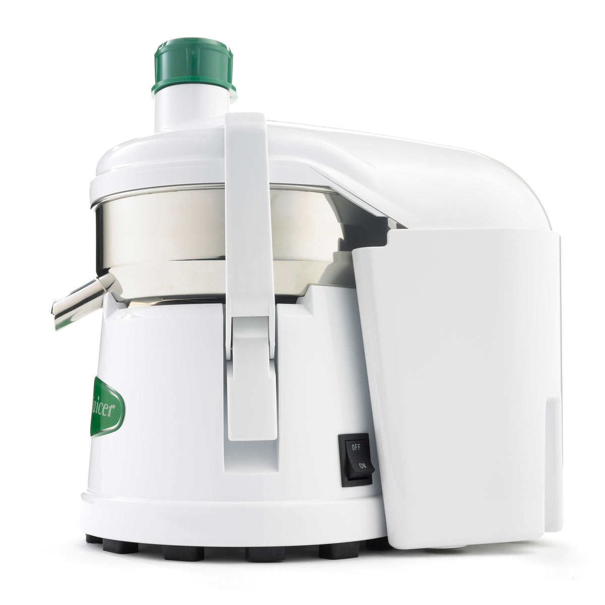 Omega J4000 High-Speed Automatic Pulp Ejection Juicer, in White