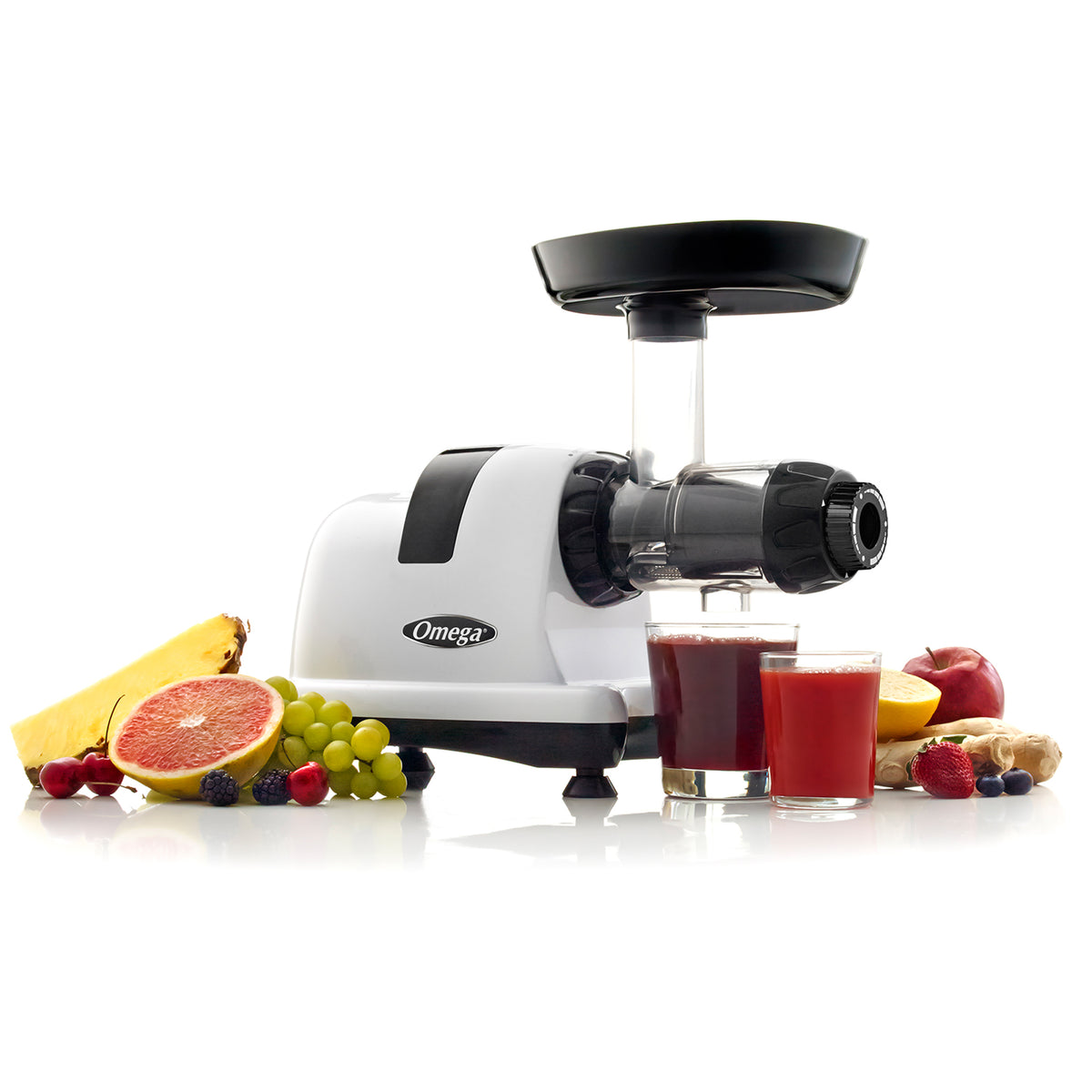 Omega J8007 Cold Press Juicer & Nutrition System, Stainless Steel