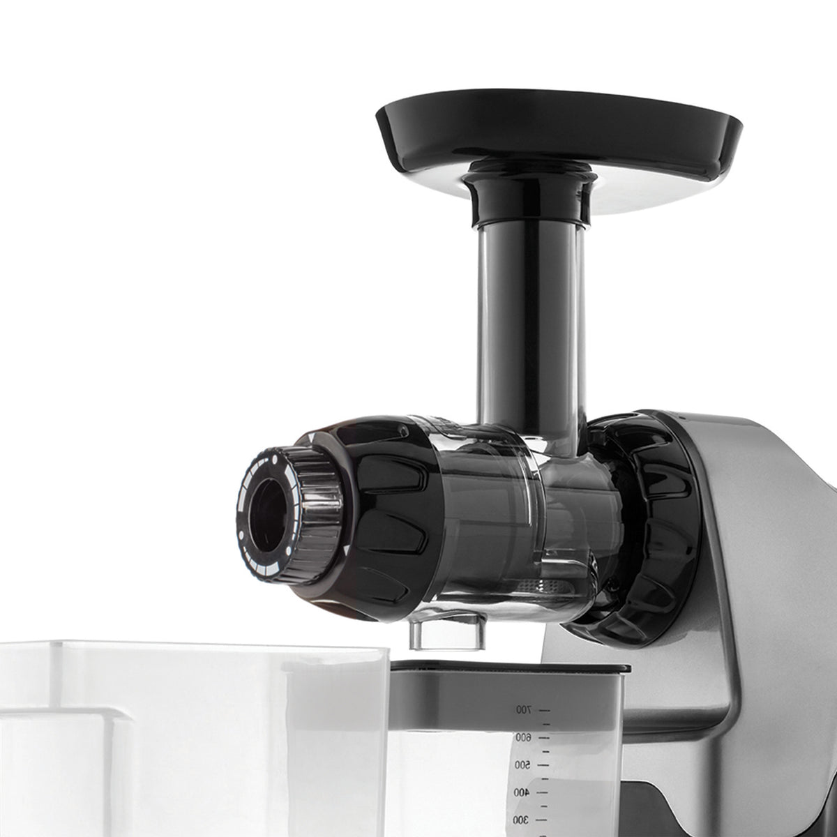 Omega CNC80 Cold Press Masticating Juicer and Nutrition System, Compact Juicer with 3-Stage Auger, in Silver (CNC80S)