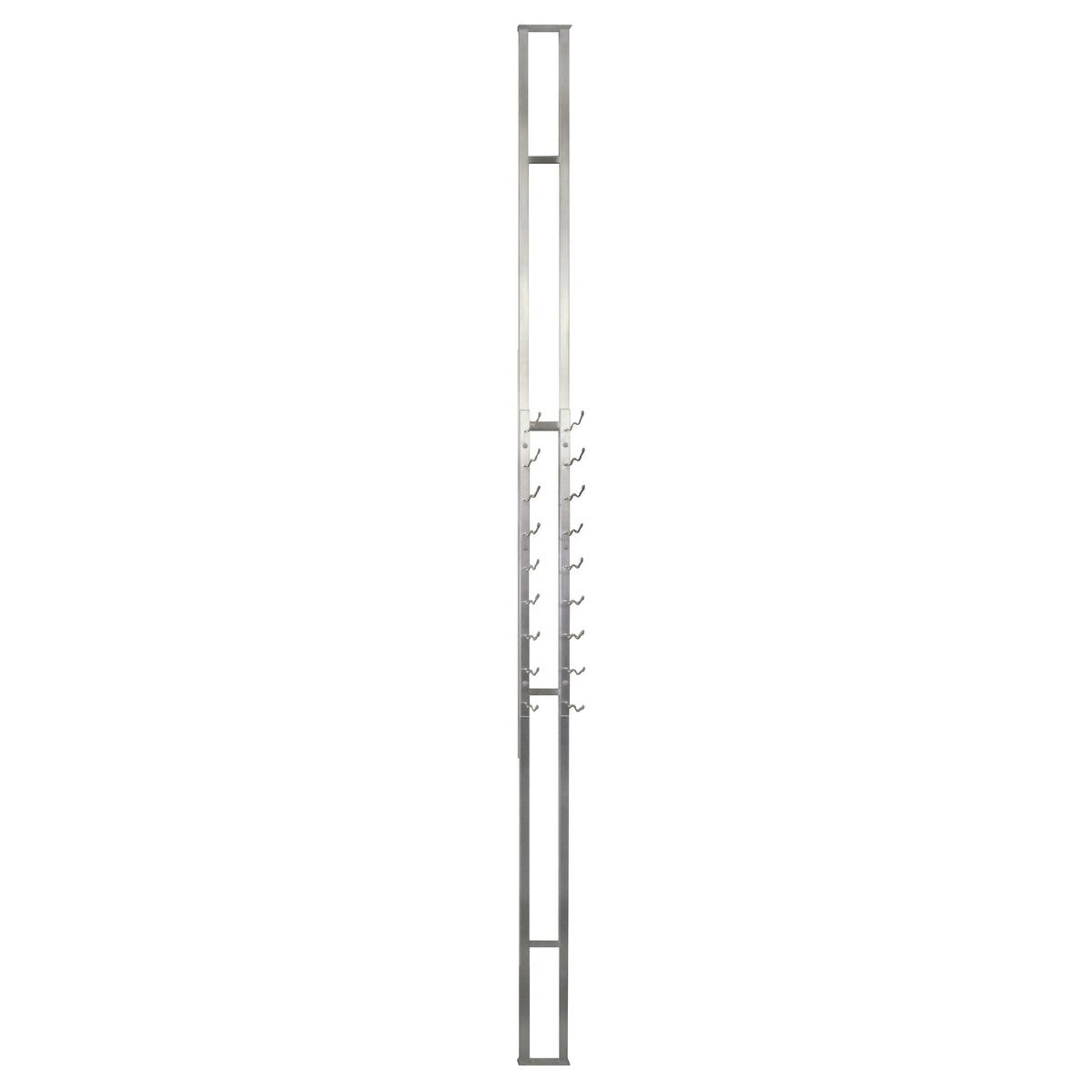 Vinotemp EP-RACKFC Epicureanist Floor to Ceiling Frame, 5 1/2"W x 2"D x 60"H, in Stainless Steel (EP-RACKFC-SS)