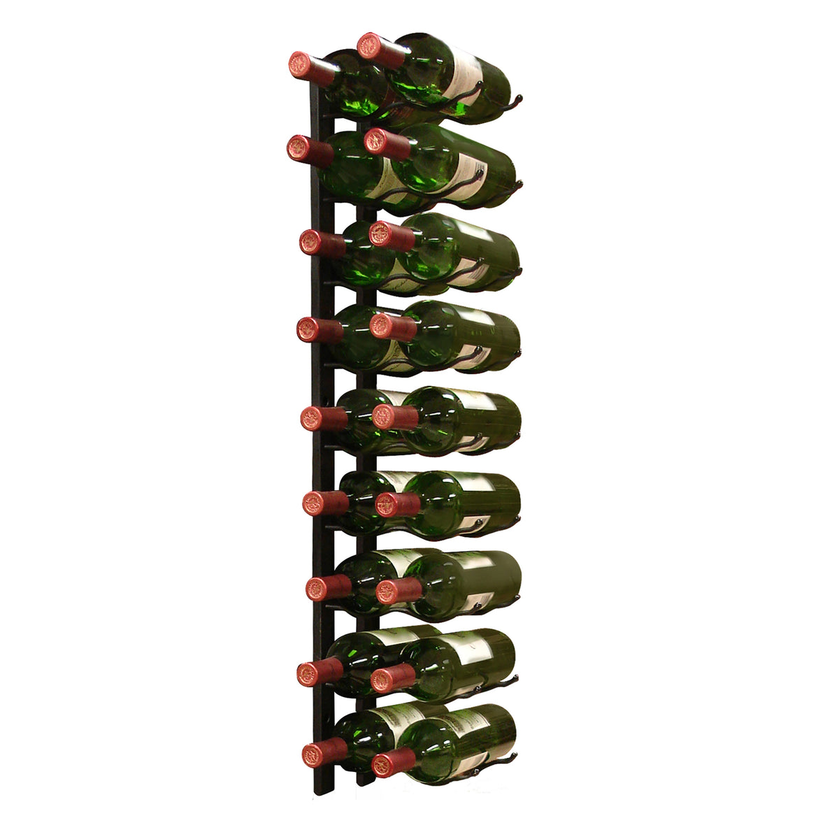 Vinotemp EP-WIRE2 Epicureanist Metal Wine Rack, 18 Bottle Capacity, in Black (EP-WIRE2B)