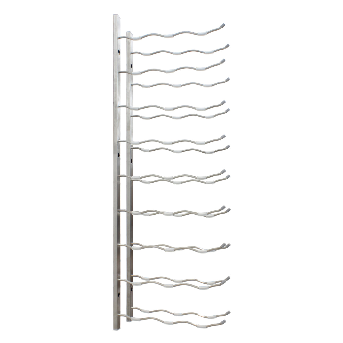 Vinotemp EP-WIRE3 Epicureanist Metal Wine Rack, 27 Bottle Capacity, in Stainless Steel (EP-WIRE3S)