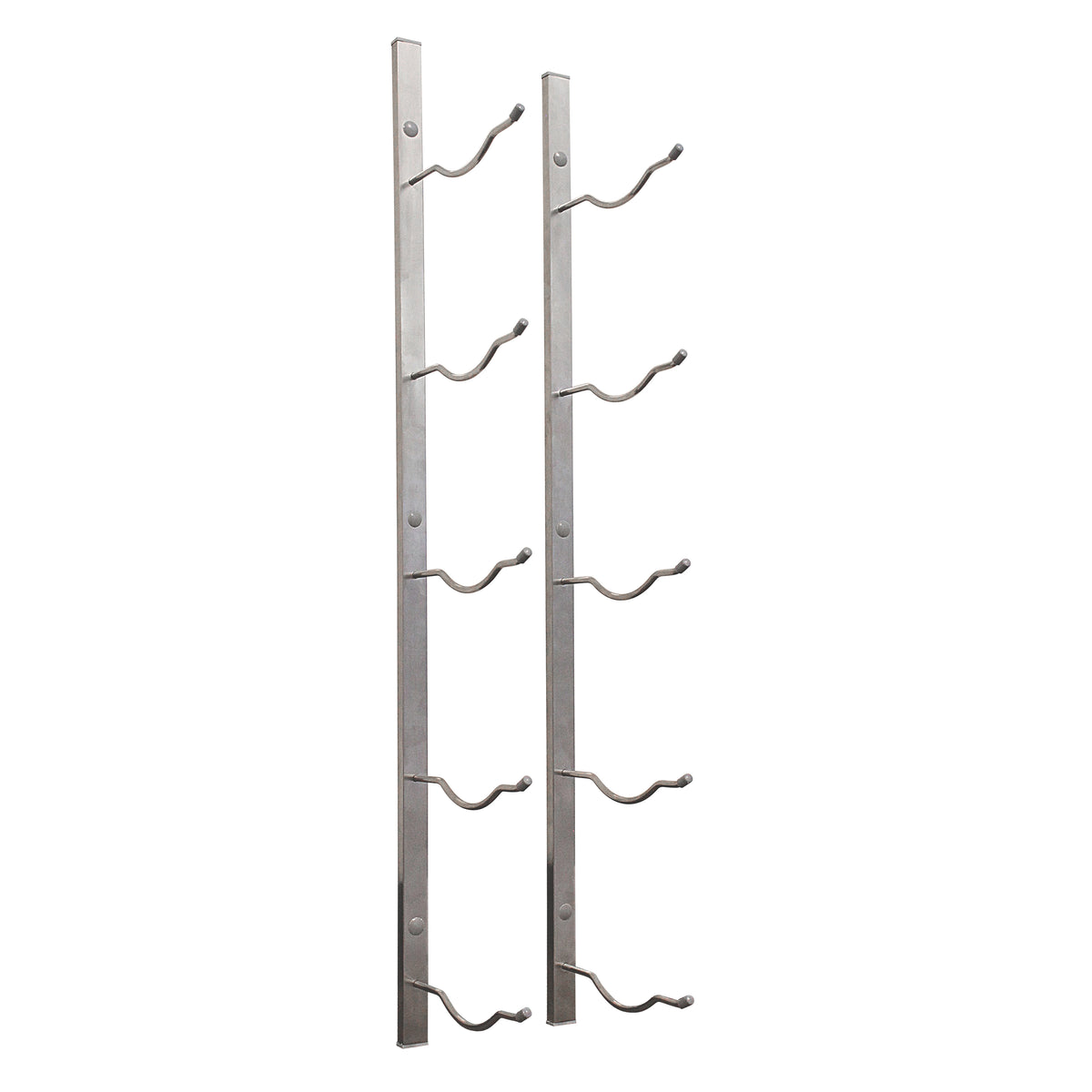 Vinotemp EP-WIRE1 Epicureanist 5-Bottle Magnum Metal Wine Rack, 5 1/4"W x 8"D x 35 3/4"H, in Stainless Steel (EP-WIRE1MS)