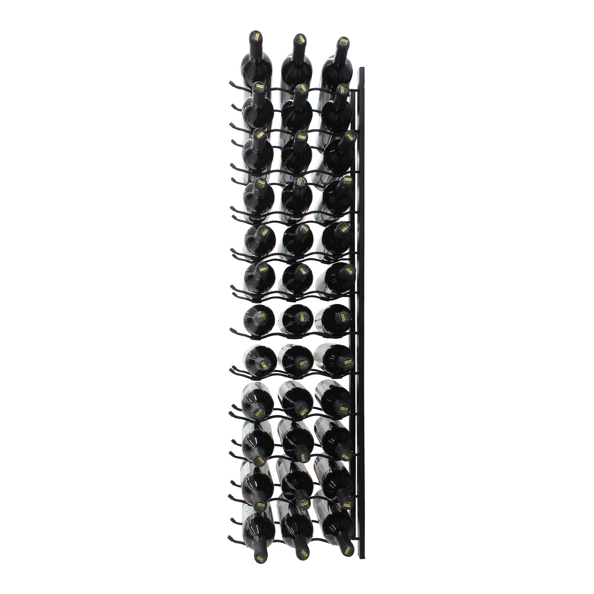 Vinotemp EP-WIRE36 Epicureanist Metal Wine Rack, 36 Bottle Capacity, in Black (EP-WIRE36B)