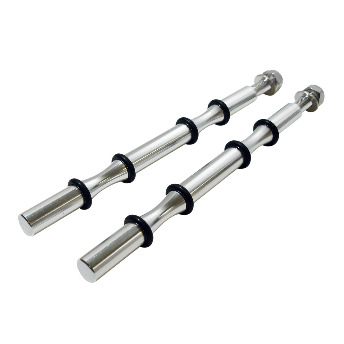 Vinotemp EP-PEG2 Epicureanist Secure Hold Wine Pegs, 2 Bottles Deep, in Satin Nickel (EP-PEG2A)