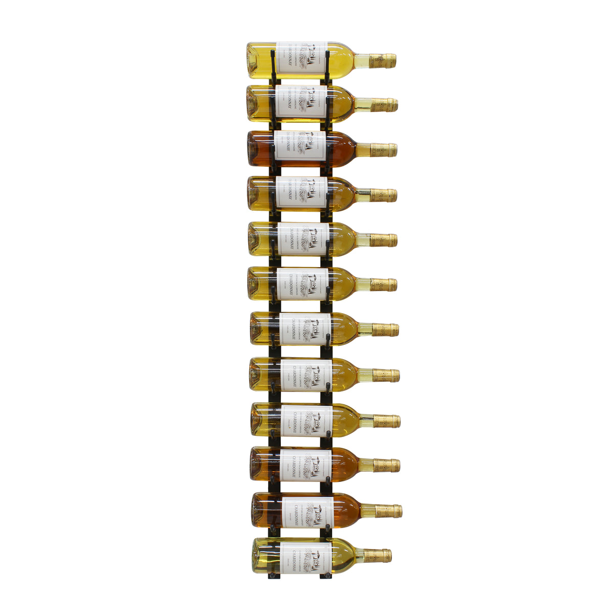 Vinotemp EP-WIRE12 Epicureanist Metal Wine Rack, 12 Bottle Capacity, in Black (EP-WIRE12B)