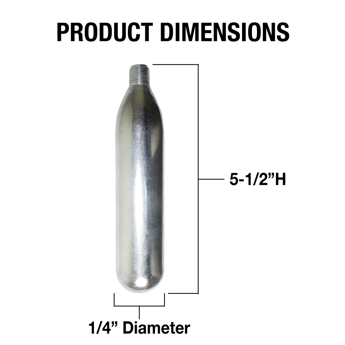 Vinotemp VT-WD2NITROGEN 12 Gram Nitrogen Cartridges for Wine Dispenser, Pack of 5