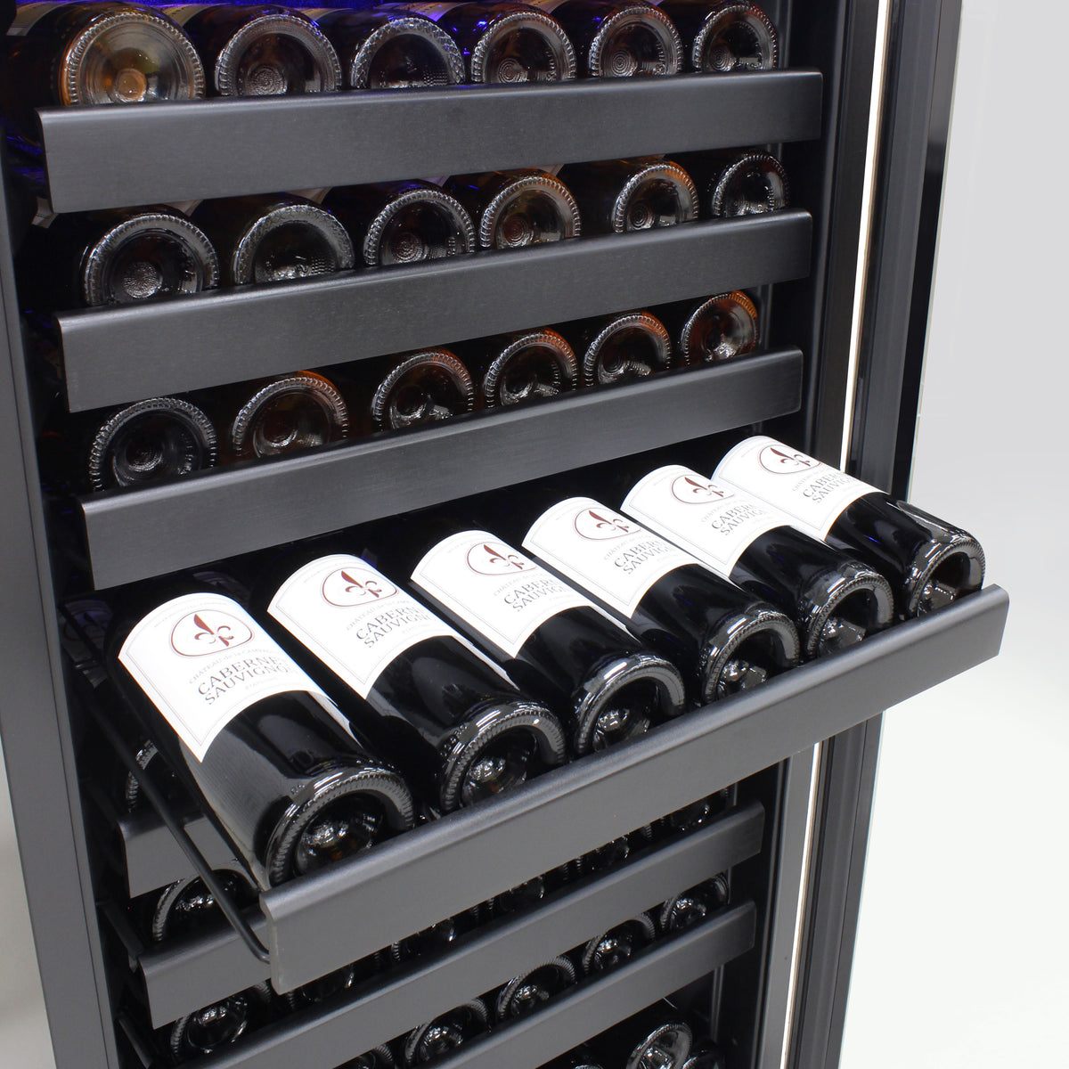 Vinotemp EL-100SBB Butler Series Freestanding Single-Zone Wine Cooler, 114 Bottle Capacity, in Stainless Steel