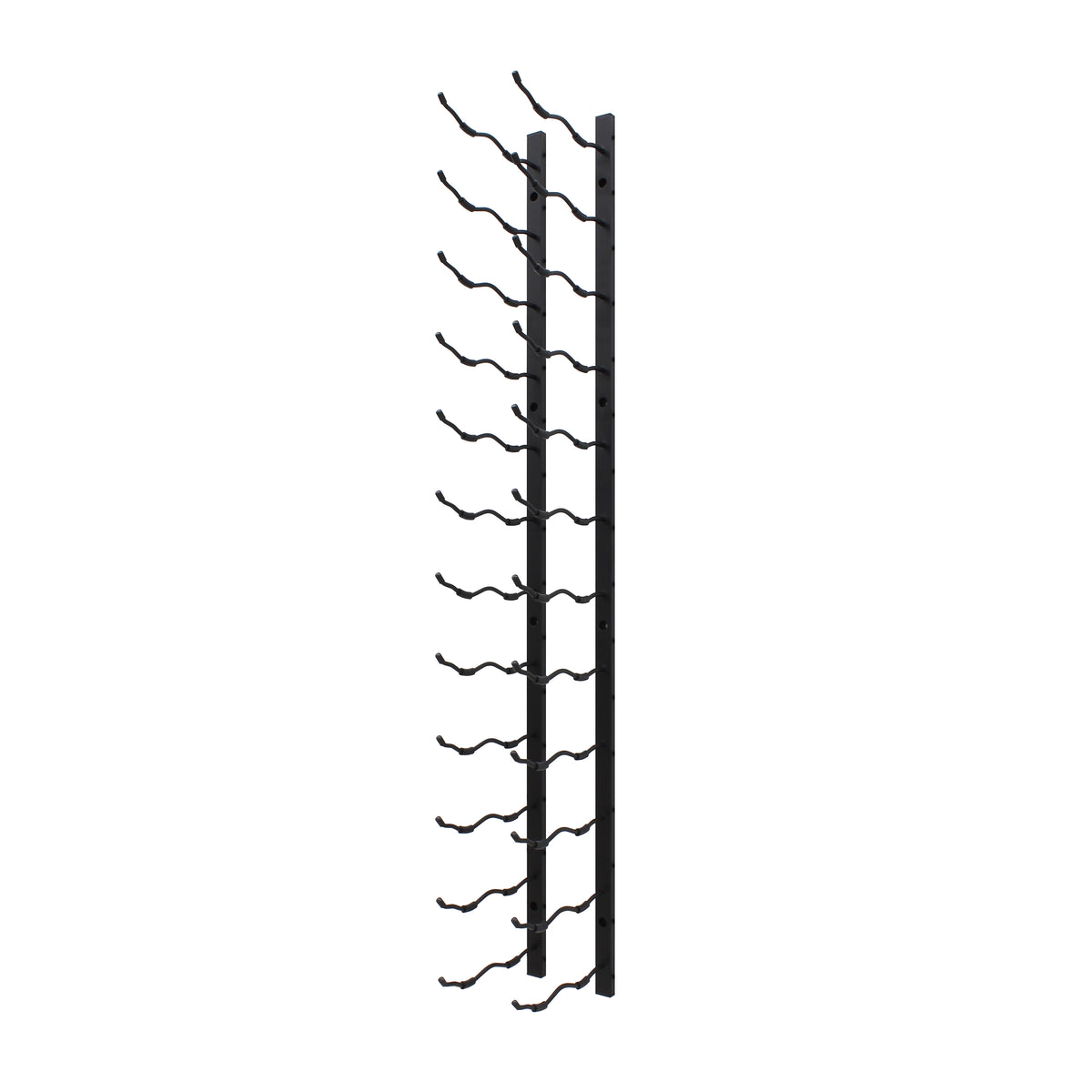 Vinotemp EP-WIRE24 Epicureanist Metal Wine Rack, 24 Bottle Capacity, in Black (EP-WIRE24B)