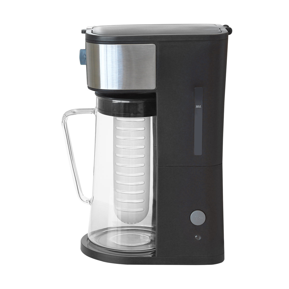 West Bend IT500 Ice Tea Maker with Infusion Tube, 2.75 Qt. Capacity, in Black (IT500)