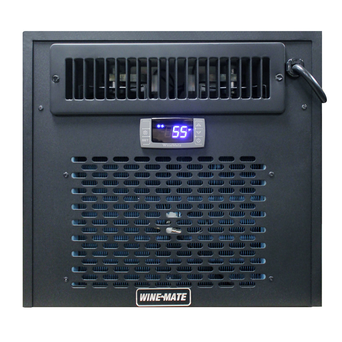 Wine-Mate WM-2500HZD Self-Contained All-in-One Wine Cellar Cooling System, 200 cu. ft. Capacity, in Black (WM-2500-HZD)