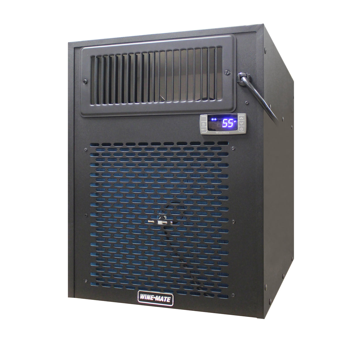 Wine-Mate WM-3500HZD Self-Contained All-in-One Wine Cellar Cooling System, 650 cu. ft. Capacity, in Black (WM-3500-HZD)