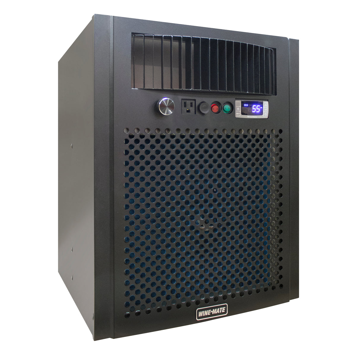 Wine-Mate WM-8510HZD Customizable Self-Contained Wine Cellar Cooling System, 2000 cu. ft. Capacity, in Black (WM-8510-HZD)