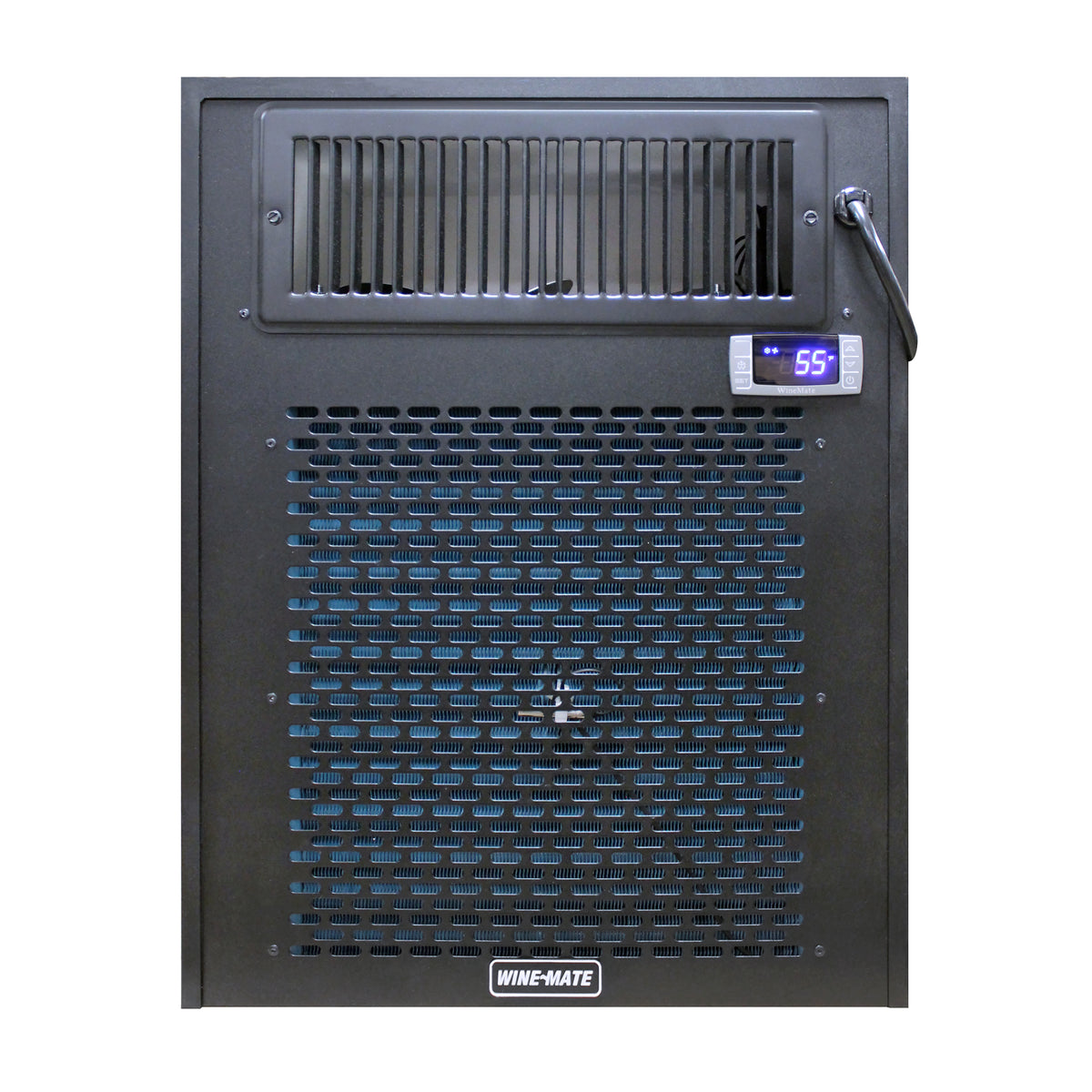 Wine-Mate WM-8500HZD Self-Contained All-in-One Wine Cellar Cooling System, 2000 cu. ft. Capacity, in Black (WM-8500-HZD)