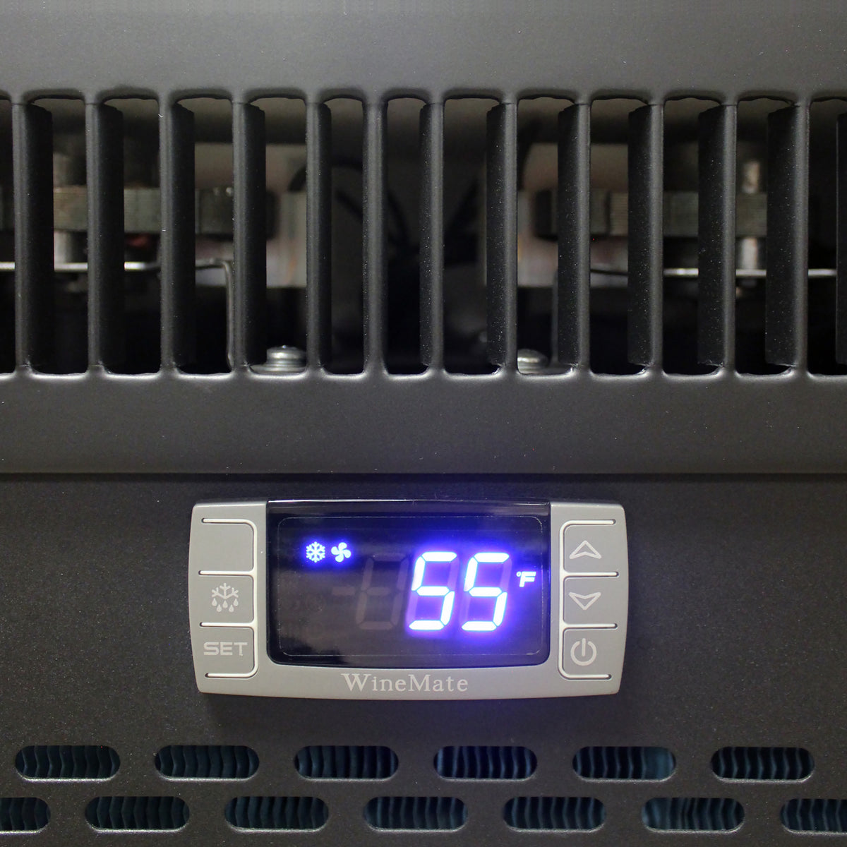 Wine-Mate WM-8500HZD Self-Contained All-in-One Wine Cellar Cooling System, 2000 cu. ft. Capacity, in Black (WM-8500-HZD)