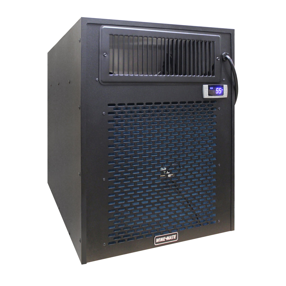 Wine-Mate WM-8500HZD Self-Contained All-in-One Wine Cellar Cooling System, 2000 cu. ft. Capacity, in Black (WM-8500-HZD)