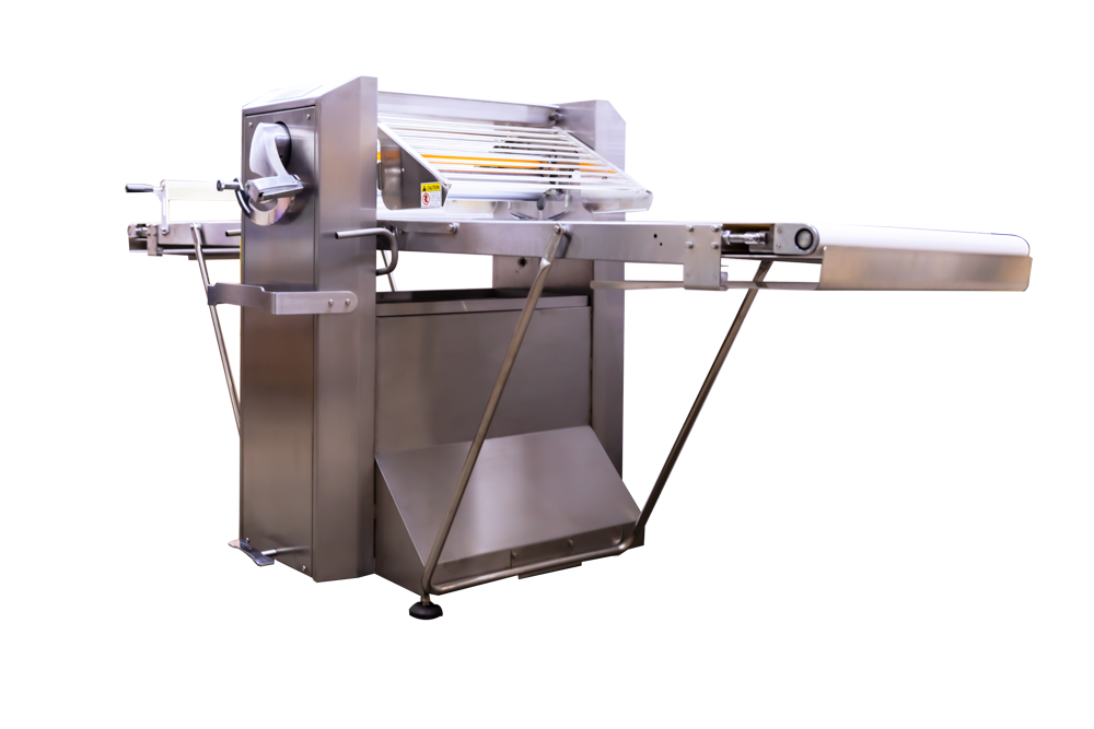 American Eagle AE-DS650B-SS Premium Series All Stainless Steel Dough Sheeter Floor Type w/Removable Tables w/ Digital Gauge 25.5" W x 110"L, 220V/1Ph