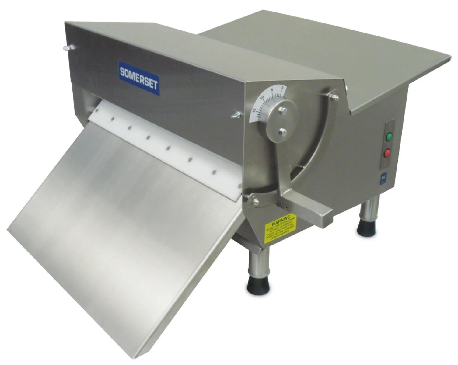 Somerset CDR-300F 15" Dough Sheeter with Fondant Tray, Side Operation, Stainless Steel Construction