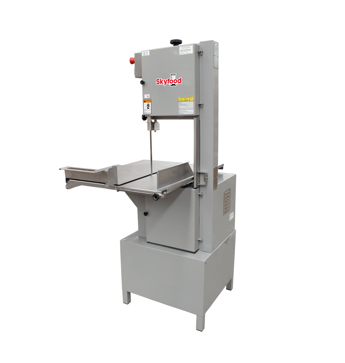 Skyfood SKEX 99" Blade Meat Bone Saw, Floor Model, Sliding Table, 1 HP Motor