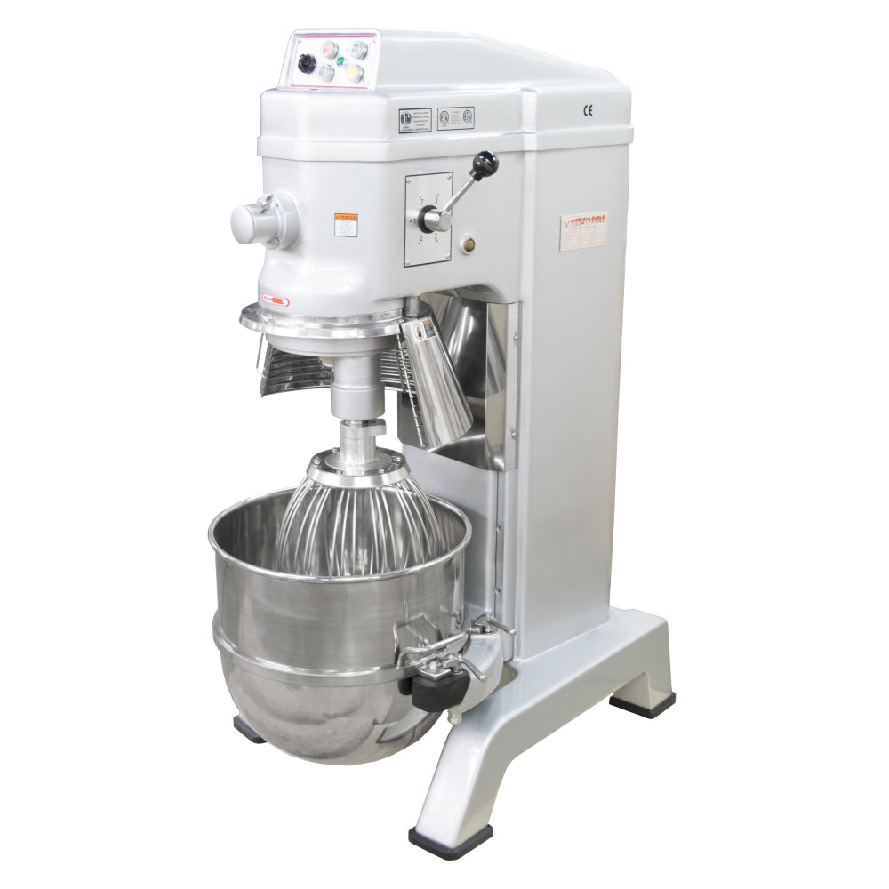 American Eagle AE-60N4A 60 Qt. Gear Driven Planetary Mixer with Safety Guard & Power Lift, 3 Hp, 4 Speed