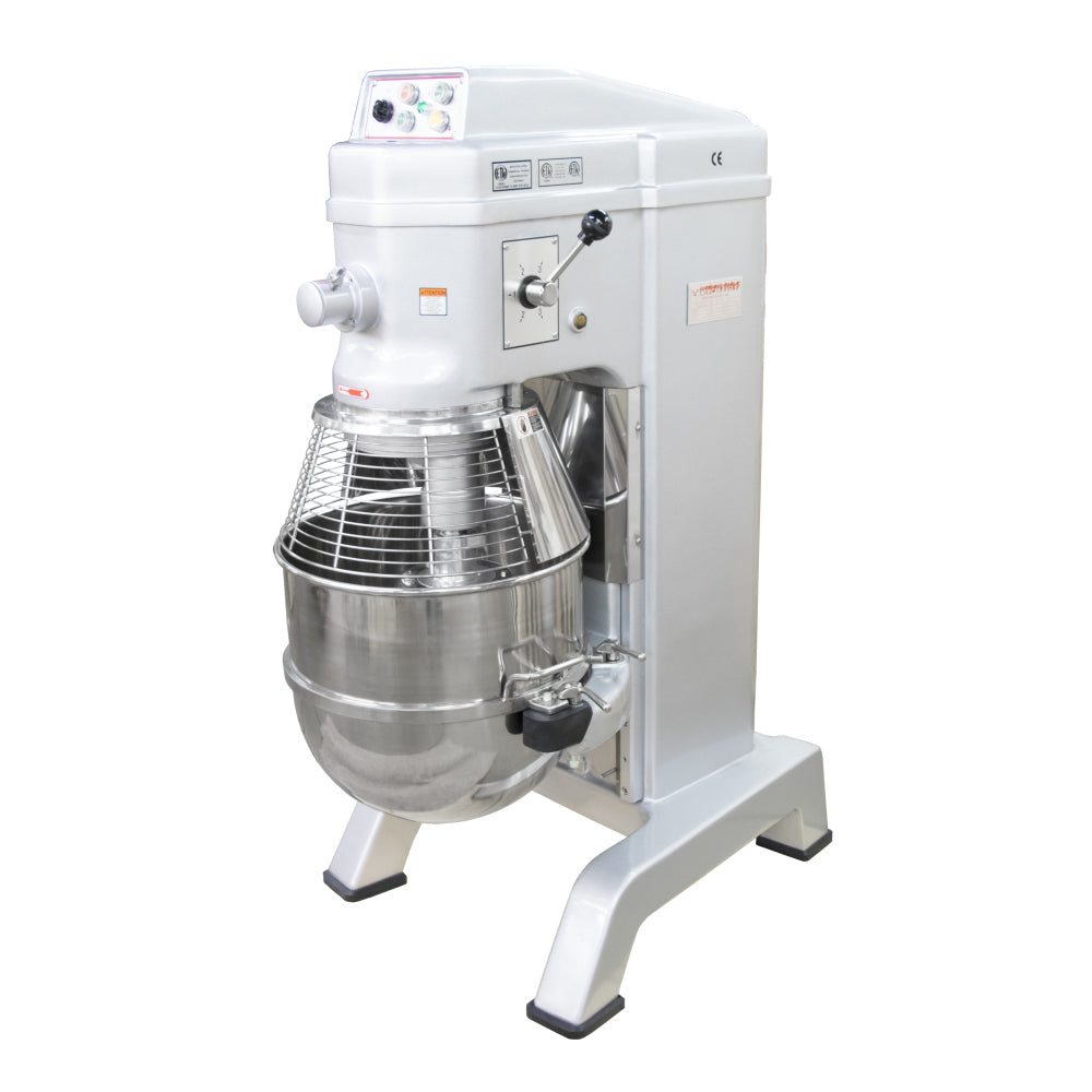 American Eagle AE-60N4A 60 Qt. Gear Driven Planetary Mixer with Safety Guard & Power Lift, 3 Hp, 4 Speed