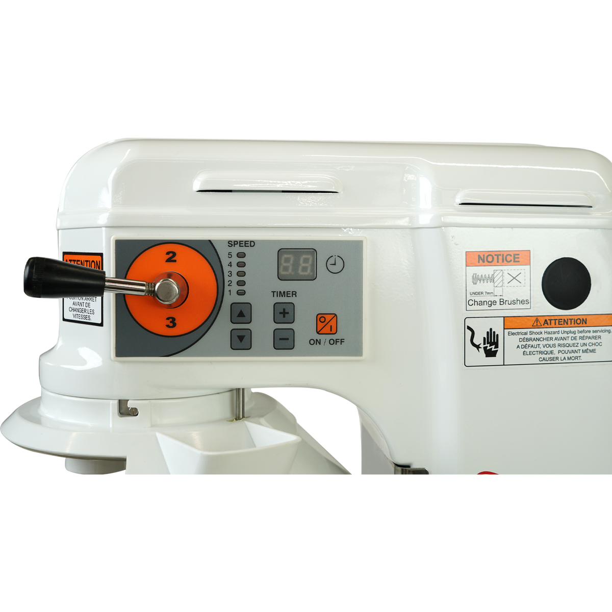 American Eagle AE-10DCA 10 Quart Countertop Planetary Mixer w/Guard and Digital Panel, 15 speeds, 115V