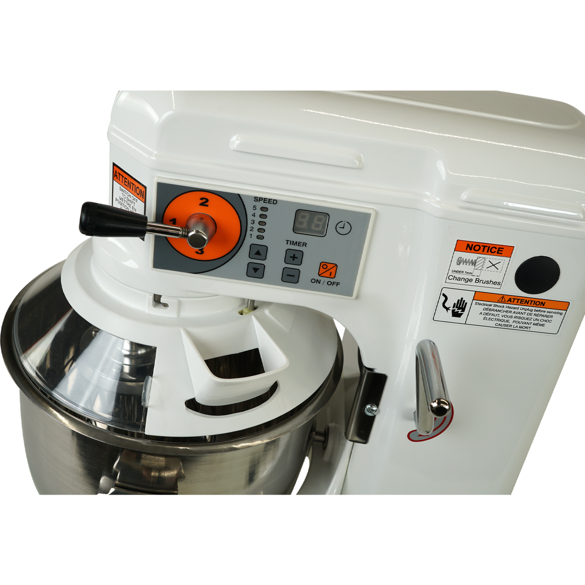 American Eagle AE-10DCA 10 Quart Countertop Planetary Mixer w/Guard and Digital Panel, 15 speeds, 115V