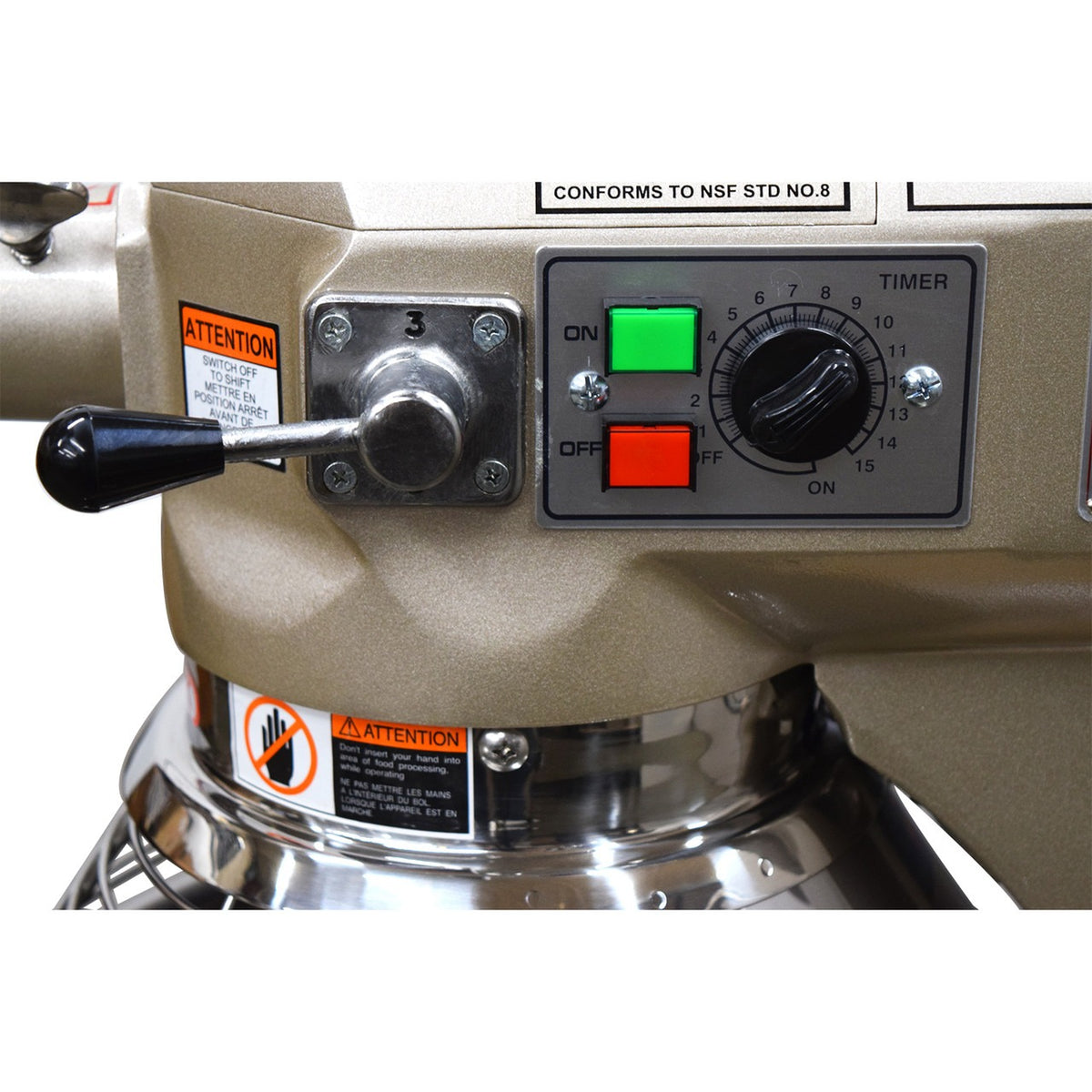 American Eagle AEG-20A 20 Qt. Gold Series Mixer w/ Guard, 115V/1Ph/60Hz, 3 speeds