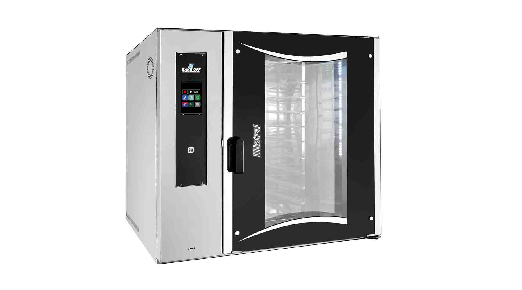 Bake Off Italiana Rotorbake E2 Master Pro 10-Tray Electric Convection Oven, Touch Screen, Thermal Insulation