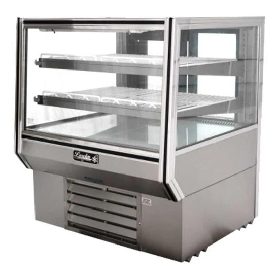 Leader NCBK36 36" Counter Bakery Display Case, Refrigerated, 2 Doors, 2 Shelves