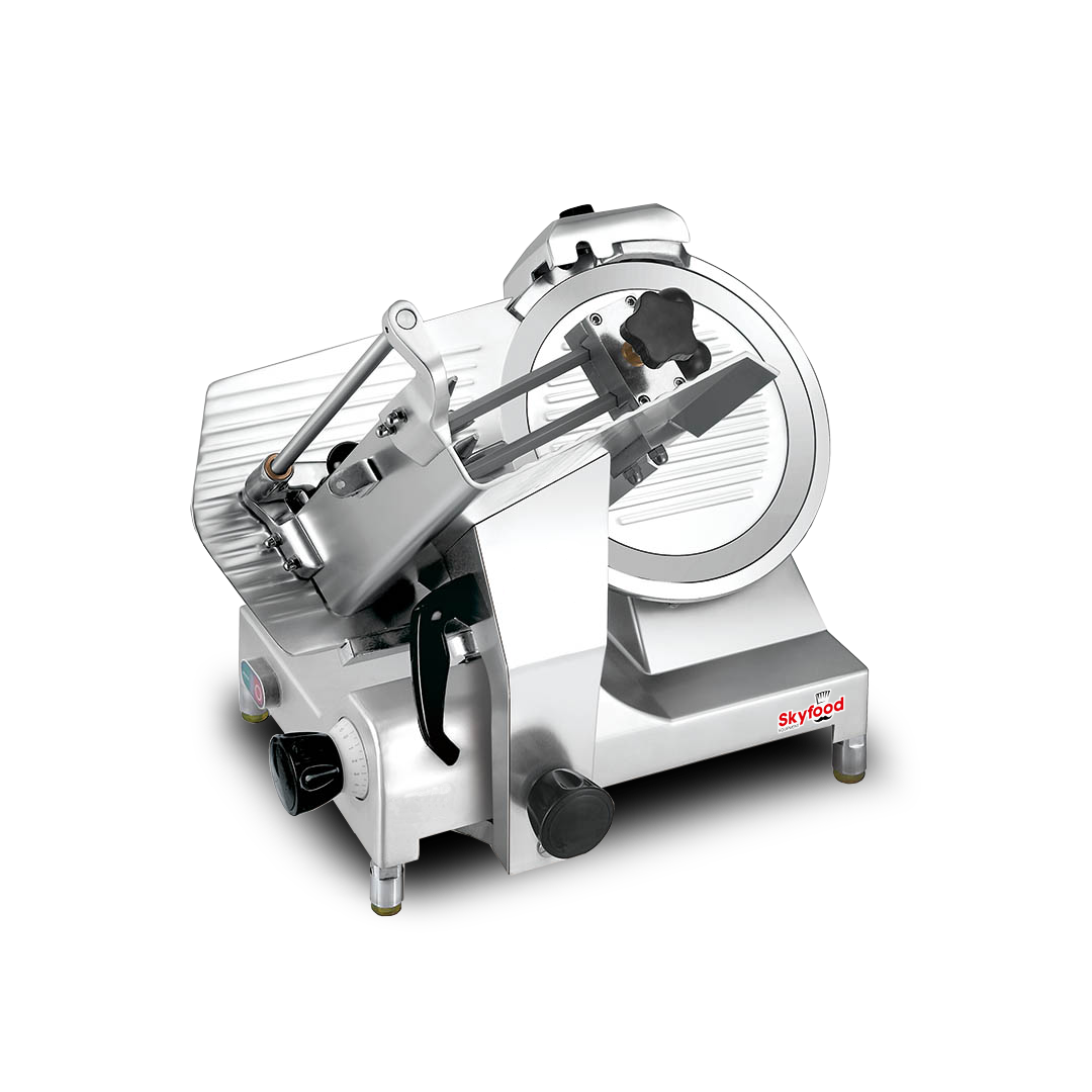 Skyfood 312EC1 12" Heavy Duty Slicer Manual Gravity Feed, Stainless Steel Blade, 1/2 HP