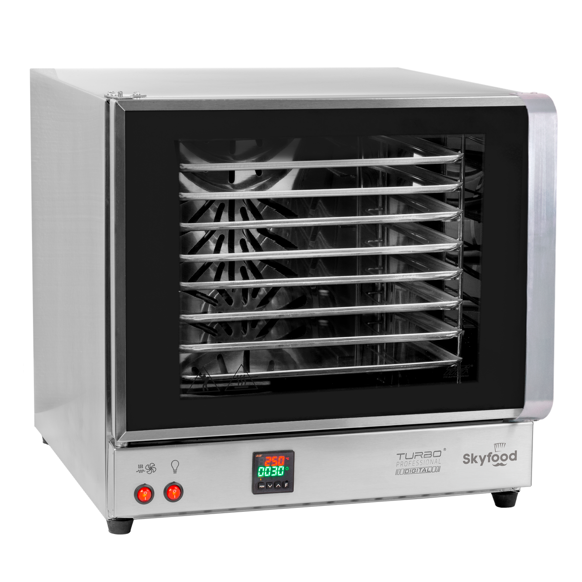 Skyfood CCO8D 2 Cu. Ft. Countertop Convection Oven Digital Controls, 8 Pans, 2500W