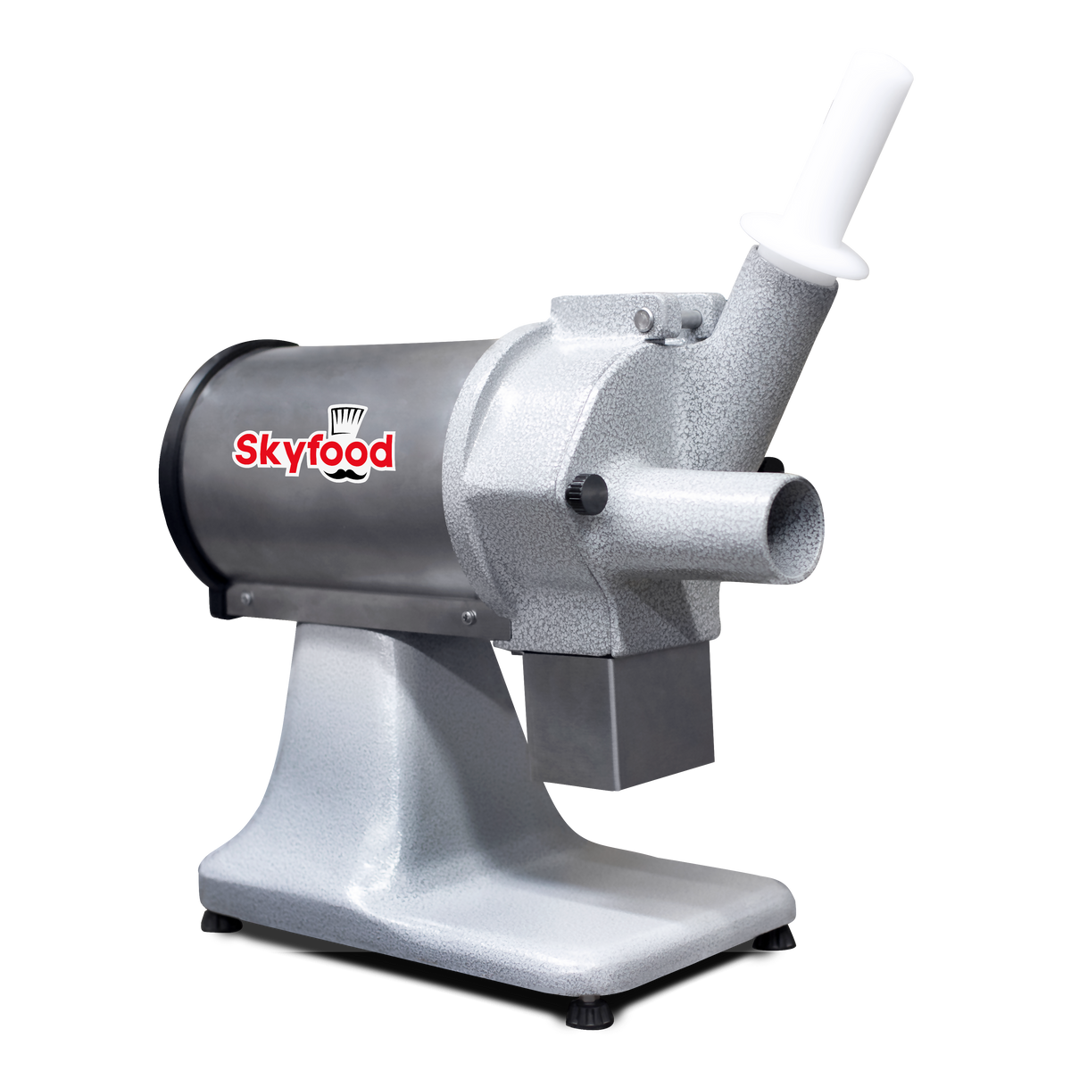 Skyfood FBC 187 lb/h Plantain Slicer, Dual Feeding Chutes, 1/2 HP Motor, Direct Drive System