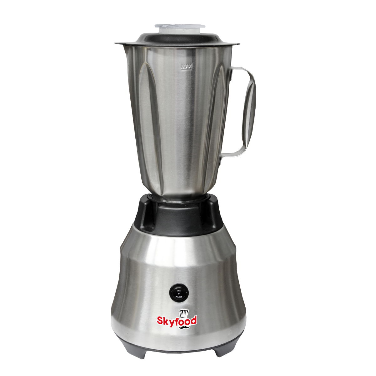 Skyfood LI-1.5 48 oz Bar Blender Stainless Steel Container, Reinforced Clutch, 1 HP Motor