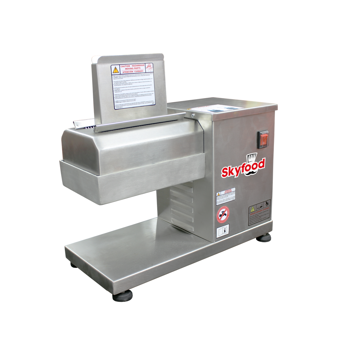 Skyfood MSC Meat Strip Cutter Countertop, 880 lb/hr, Stainless Steel, 1/2 HP, Gravity Feed