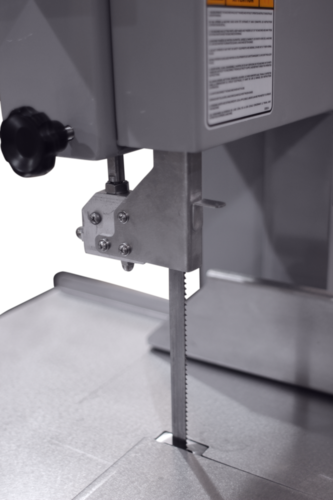 Skyfood MSKE 74" Meat & Bone Saw Tabletop, Blade Guard, Cut Regulator, Steel Base, 1/2 HP